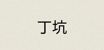 汉语词典：丁坑