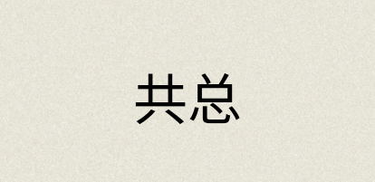 汉语词典：共总