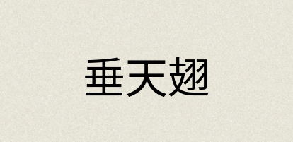 汉语词典：垂天翅
