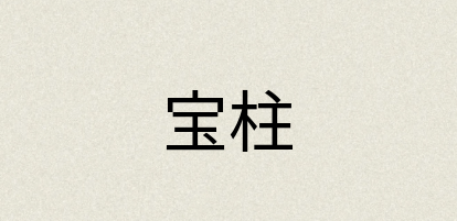 汉语词典：宝柱
