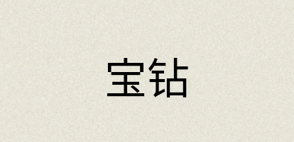 汉语词典：宝钻