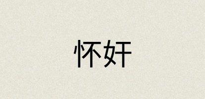 汉语词典：怀奸