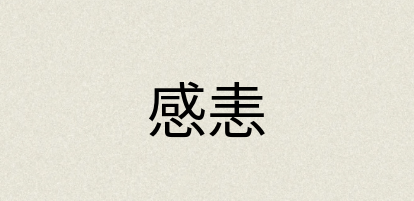 汉语词典：感恚