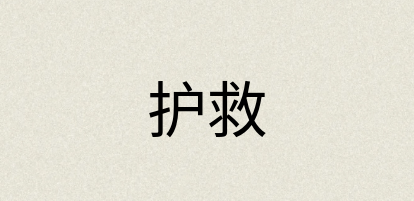 汉语词典：护救