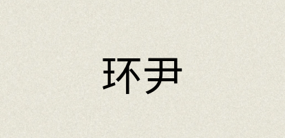 汉语词典：环尹