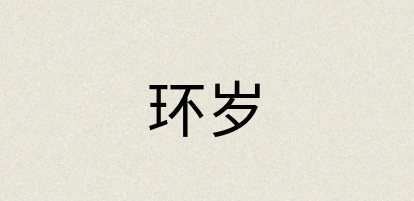 汉语词典：环岁