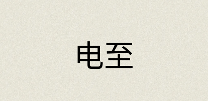 汉语词典：电至