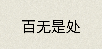 汉语词典：百无是处