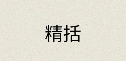 汉语词典：精括