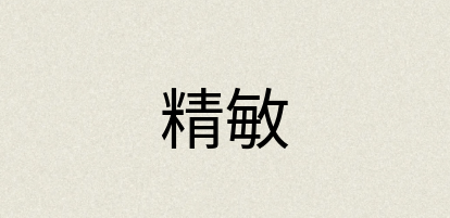 汉语词典：精敏