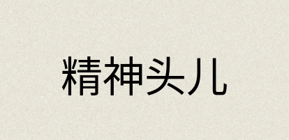 汉语词典：精神头儿