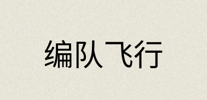 汉语词典：编队飞行