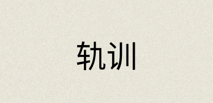汉语词典：轨训