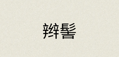 汉语词典：辫髻