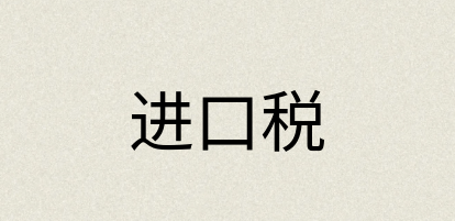 汉语词典：进口税