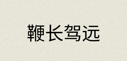 汉语词典：鞭长驾远