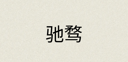 汉语词典：驰骛