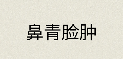 汉语词典：鼻青脸肿